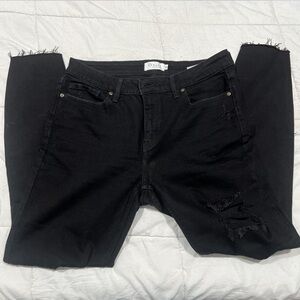 Oasis Black Straight Leg Women's Jeans